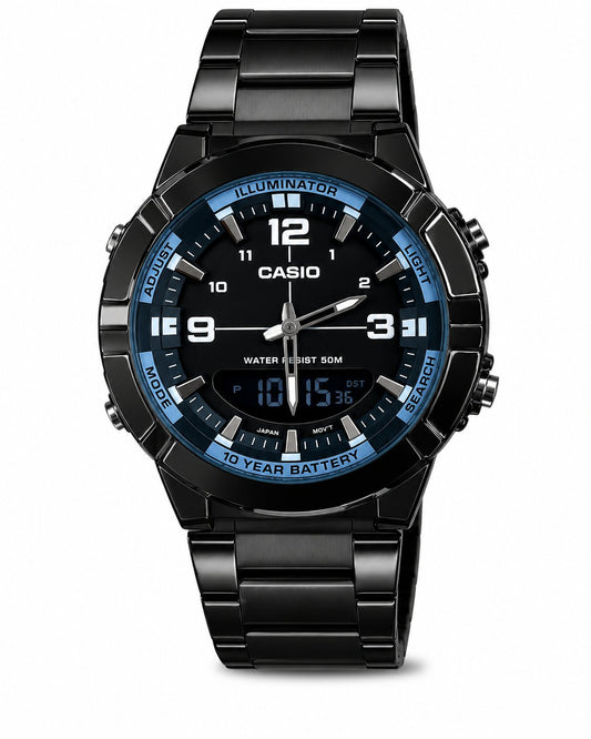 Casio Illuminator Stainless Steel  Dial Digital-Analog Watch